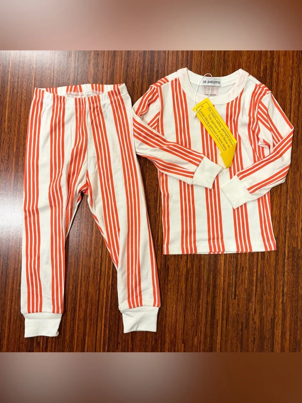 Set of two La Paloma lightweight Peruvian cotton pajamas size 2 unisex NWT